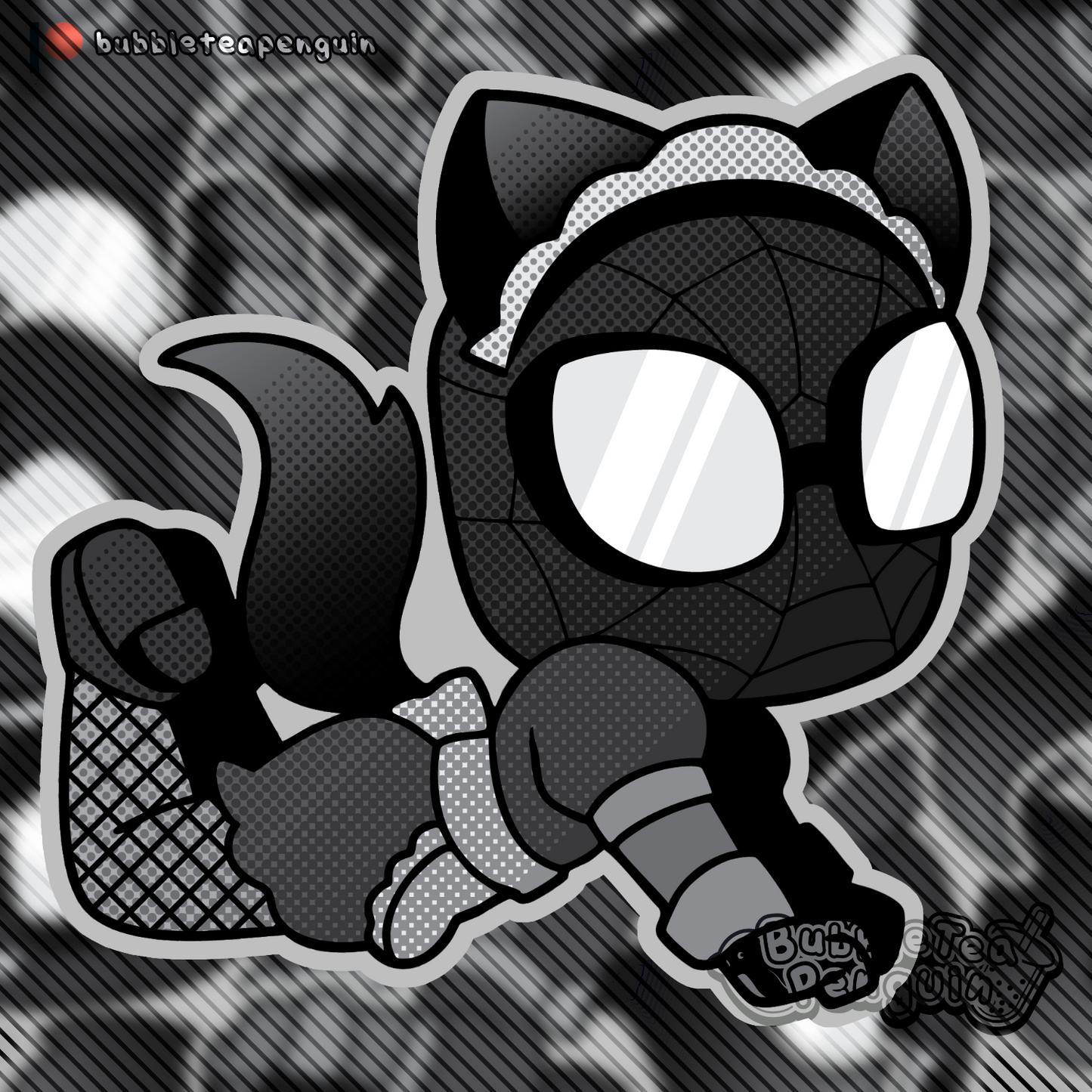 [PATREON EXCLUSIVE] SPIDER-NOIR MAID STICKER