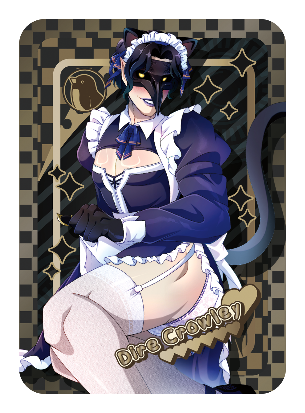 [PATREON EXCLUSIVE] DIRE CROWLEY MAID TRADING CARD