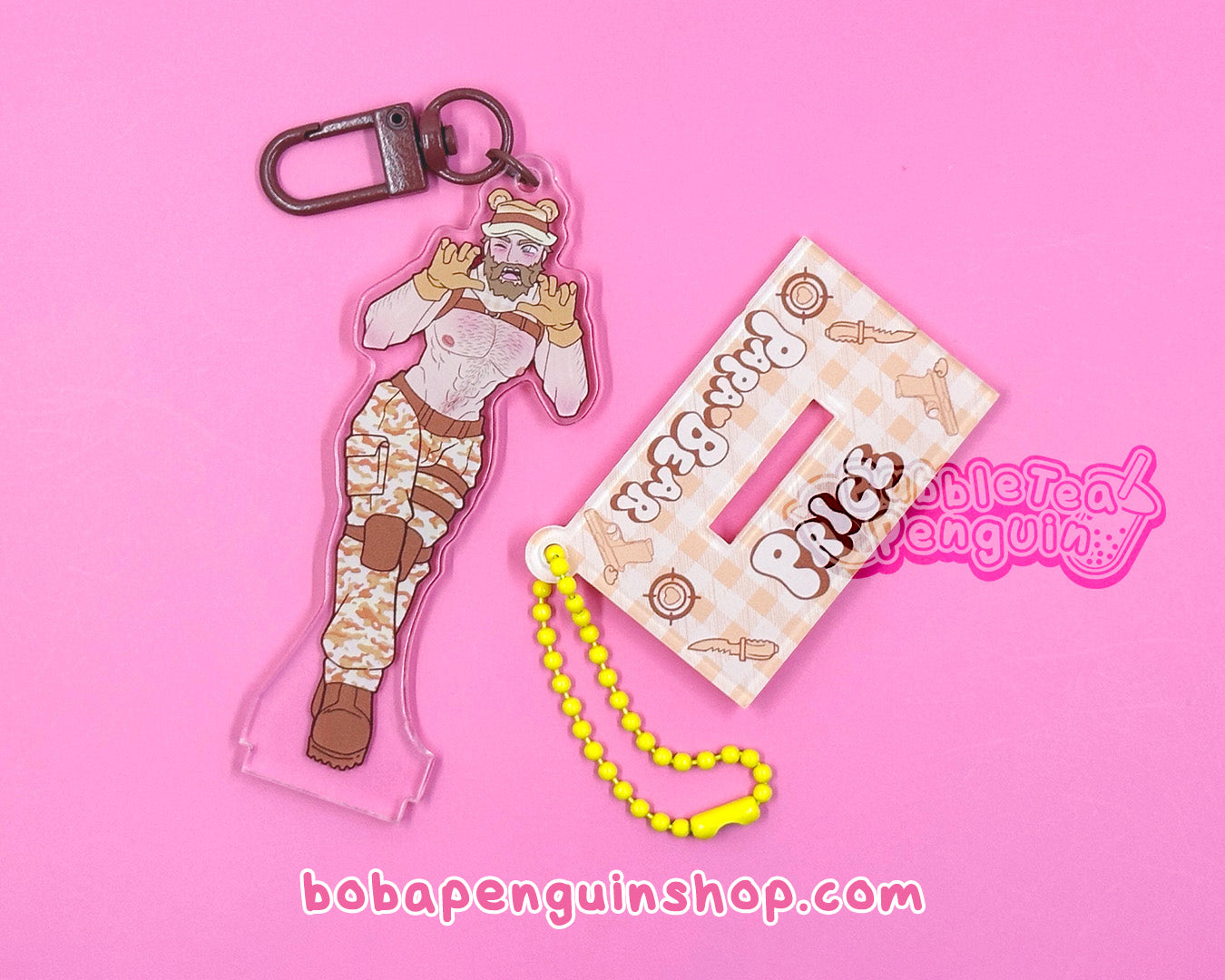 PAPA BEAR PRICE ACRYLIC CHARM + STANDEE