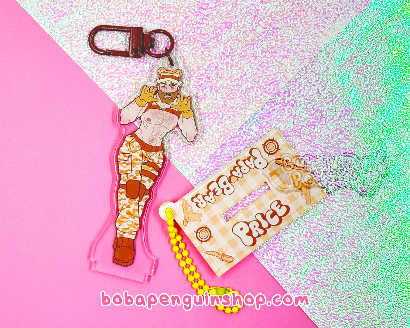 PAPA BEAR PRICE ACRYLIC CHARM + STANDEE