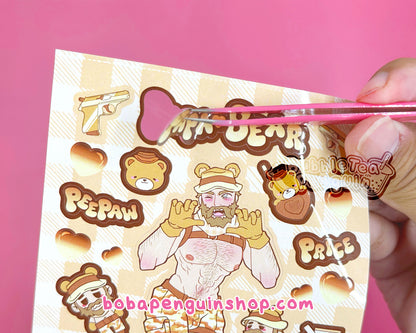 PAPA BEAR PRICE 4 X 6 IN STICKER SHEET