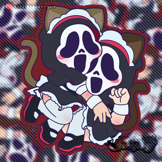 [PATREON EXCLUSIVE] GHOSTFACE X2 MAID STICKER
