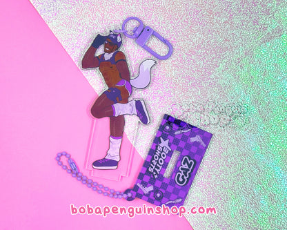 BOOTY SHORTS GAZ ACRYLIC CHARM + STANDEE