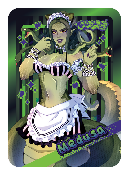 [PATREON EXCLUSIVE] MEDUSA MAID TRADING CARD