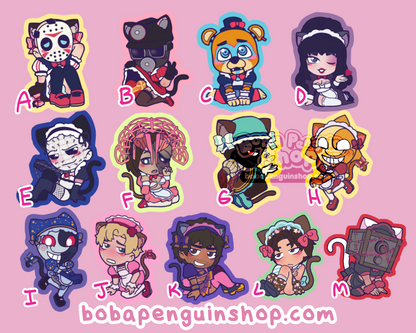 [PATREON EXCLUSIVE] 2022 LEFTOVER DIE CUT STICKERS