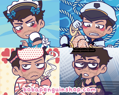 [PATREON EXCLUSIVE] 2022 LEFTOVER 4PC STICKER SETS