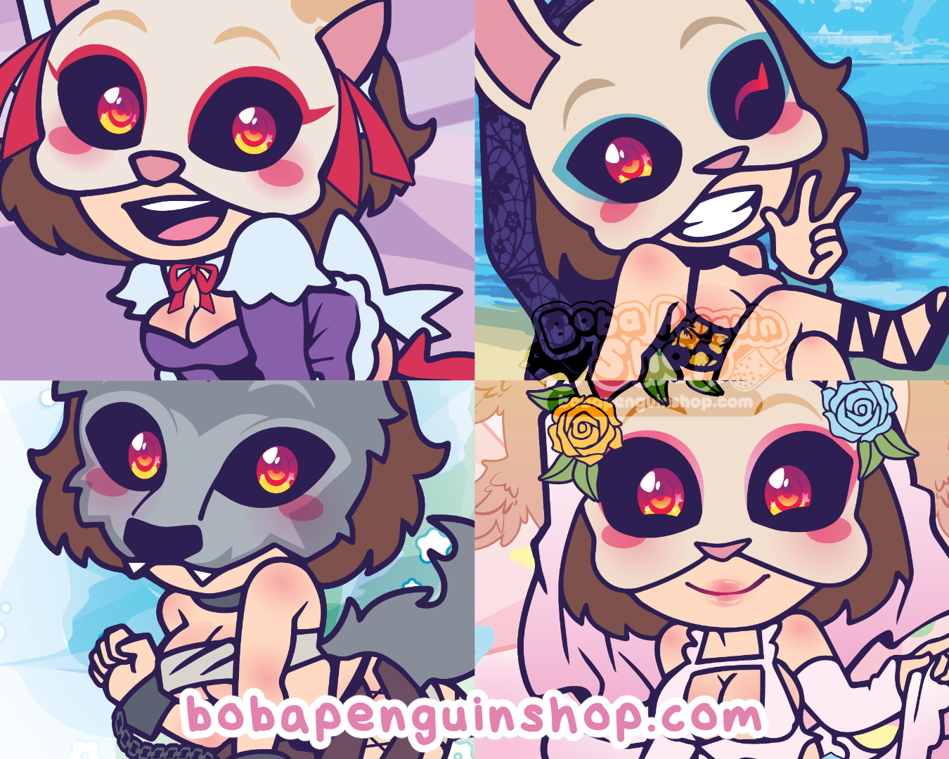 [PATREON EXCLUSIVE] 2022 LEFTOVER 4PC STICKER SETS