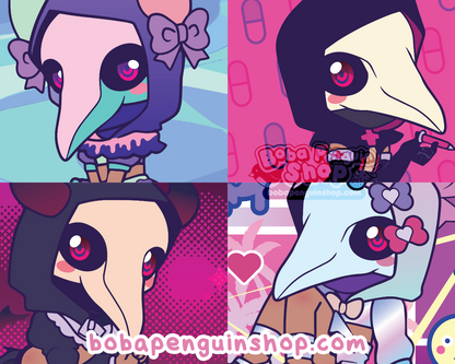 [PATREON EXCLUSIVE] 2022 LEFTOVER 4PC STICKER SETS