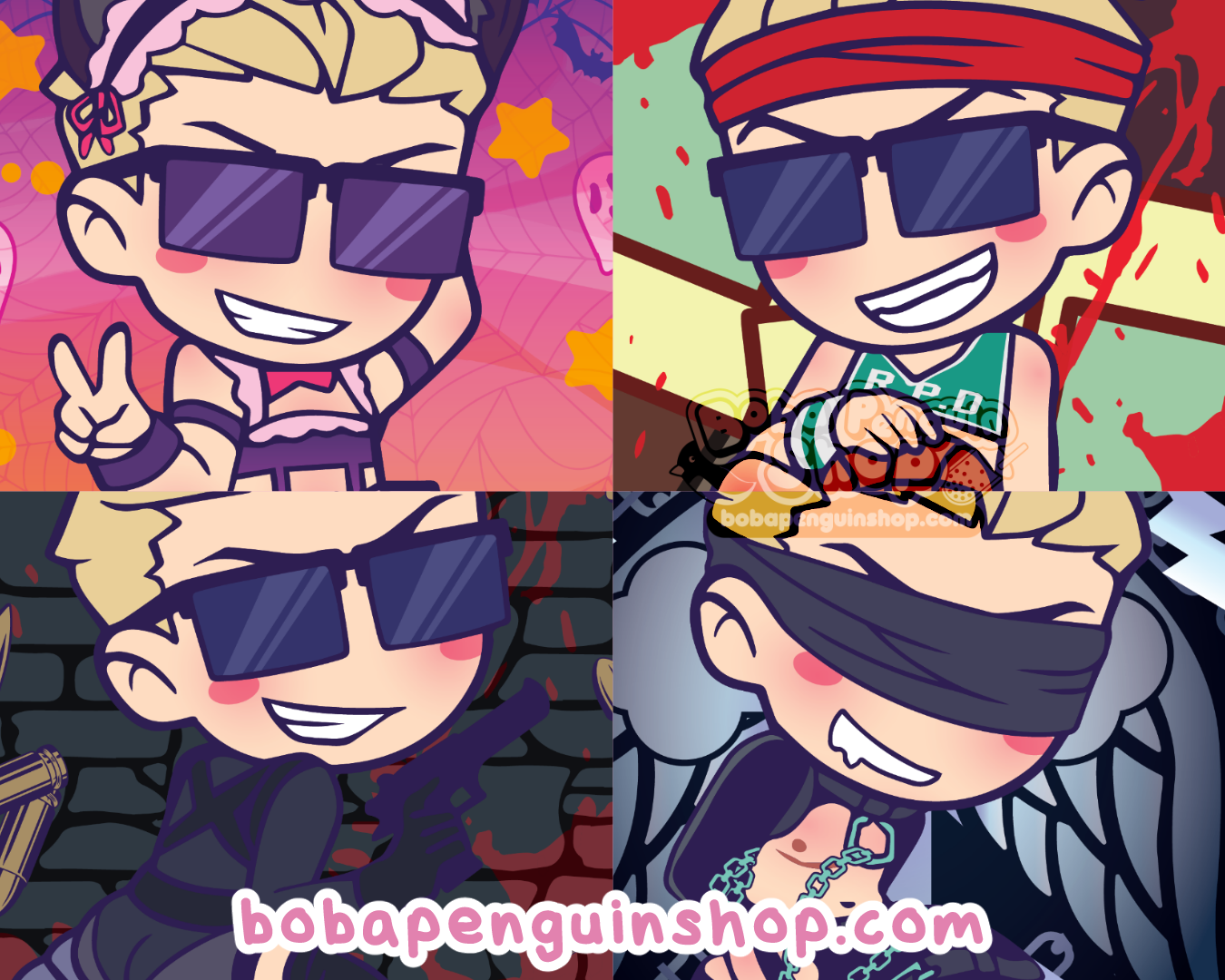 [PATREON EXCLUSIVE] 2022 LEFTOVER 4PC STICKER SETS