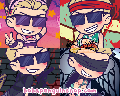 [PATREON EXCLUSIVE] 2022 LEFTOVER 4PC STICKER SETS