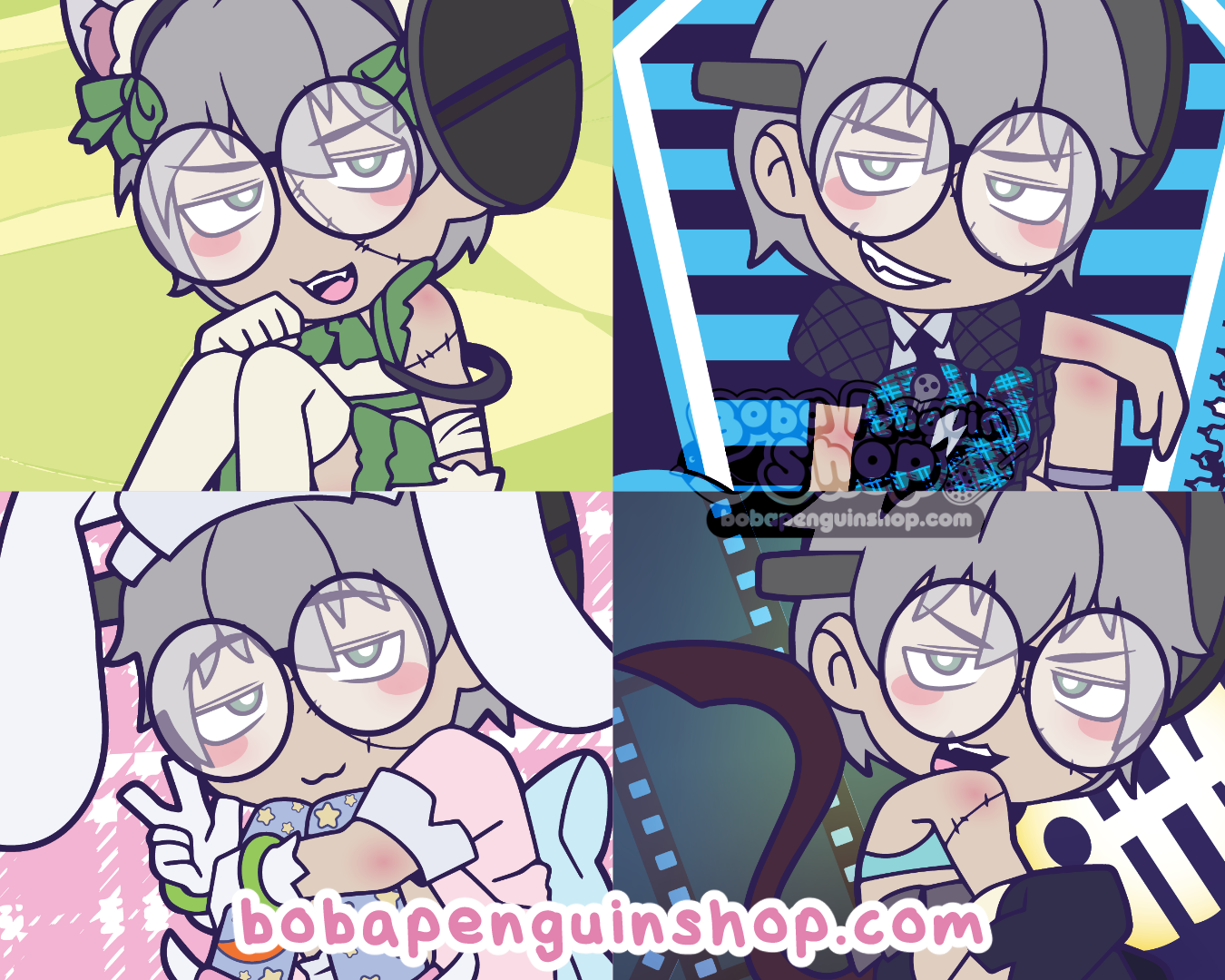 [PATREON EXCLUSIVE] 2022 LEFTOVER 4PC STICKER SETS