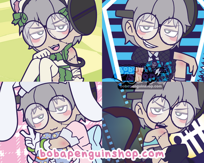[PATREON EXCLUSIVE] 2022 LEFTOVER 4PC STICKER SETS