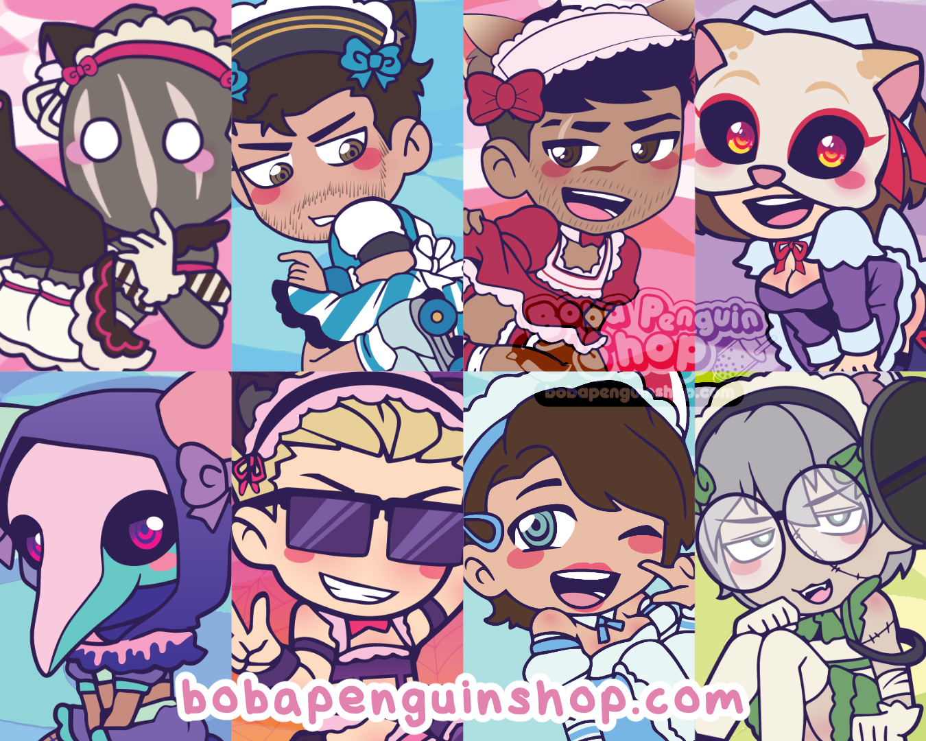 [PATREON EXCLUSIVE] 2022 LEFTOVER 4PC STICKER SETS