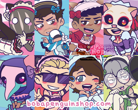 [PATREON EXCLUSIVE] 2022 LEFTOVER 4PC STICKER SETS