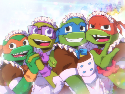 TURTLE MAID PHOTOCARDS