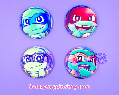 2.28" TURTLE SOFT PLUSH BADGES