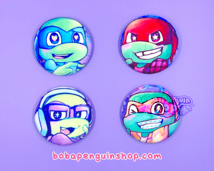 2.28" TURTLE SOFT PLUSH BADGES