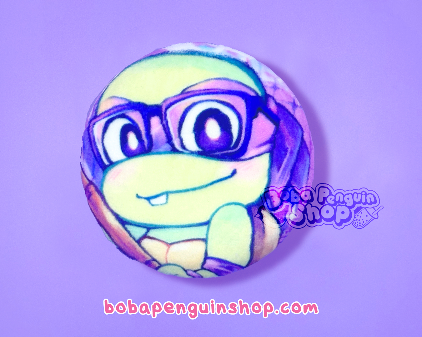 2.28" TURTLE SOFT PLUSH BADGES