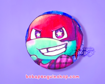 2.28" TURTLE SOFT PLUSH BADGES