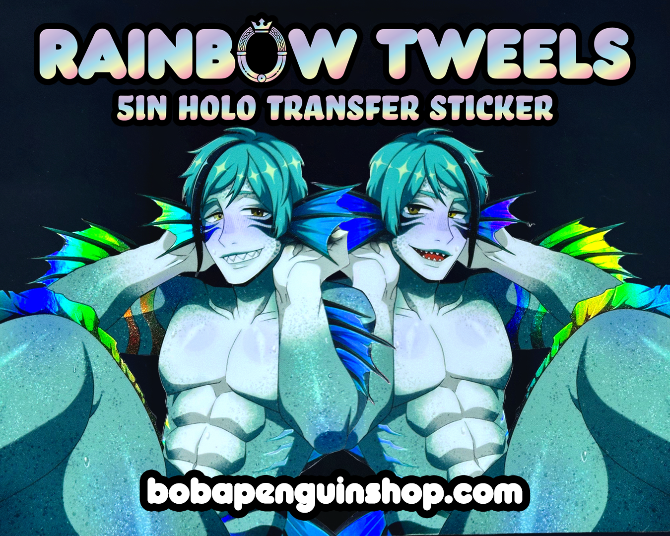 RAINBOW TWEELS 5IN DECAL