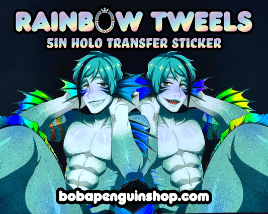 RAINBOW TWEELS 5IN DECAL