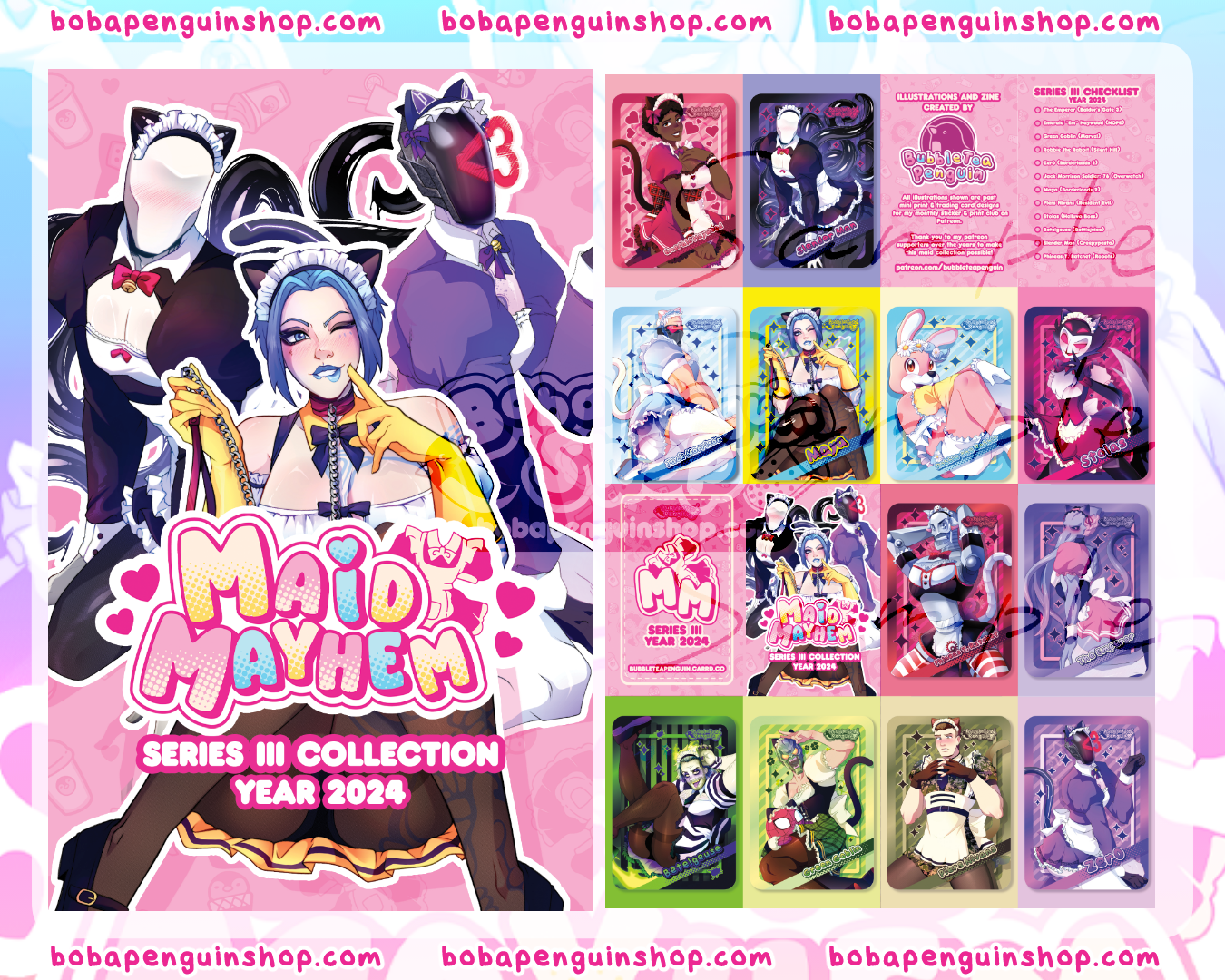 [ZINES] MINI MAID MAYHEM SERIES III COLLECTIONS
